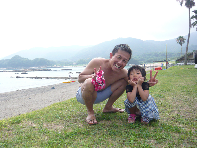 去年の夏の一コマ～高知県土佐清水の海で