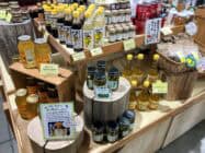 道の駅ビオス大型の売場とPOP