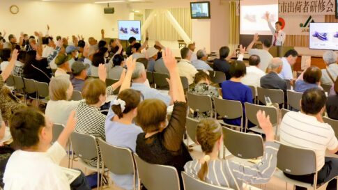 JA福山市での直売所出荷者への研修